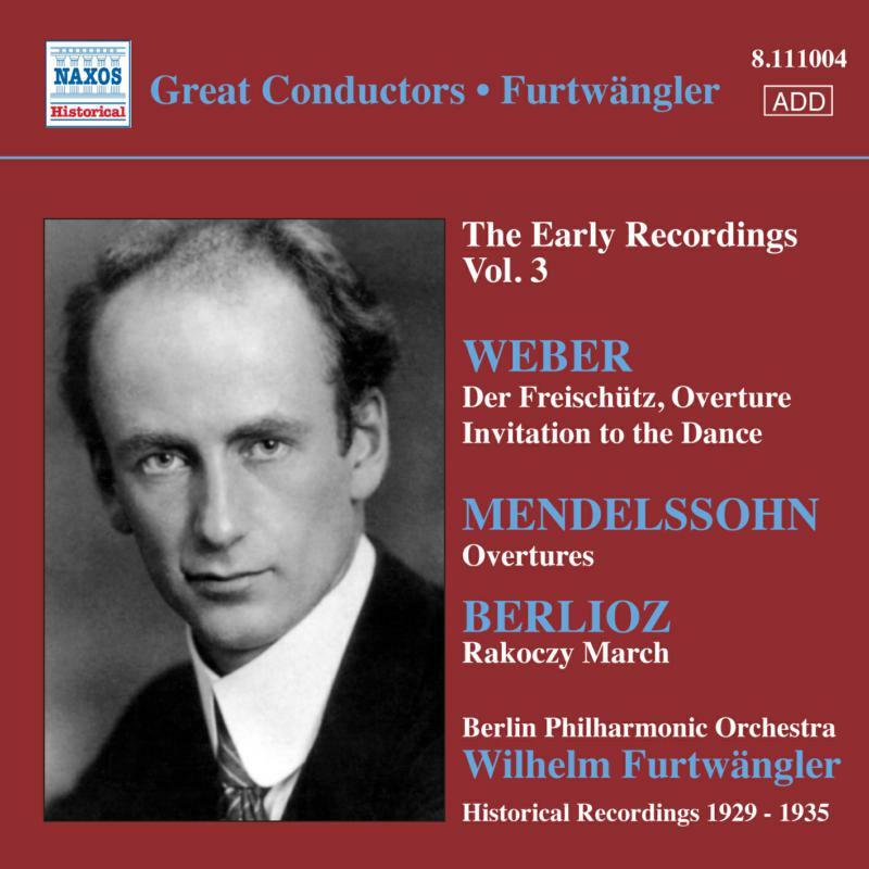 Berlin Phil:Furtwangler - Furtwangler: Early Recordings 3 - 8111004