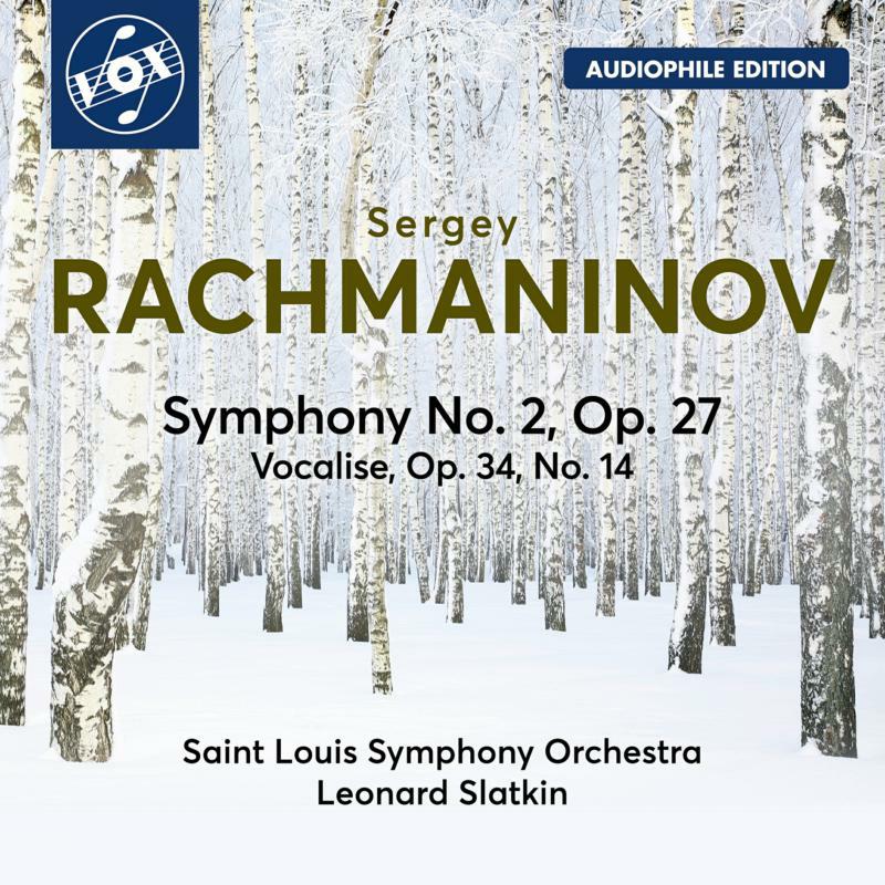 ST. LOUIS SYMPH ORCH/SLATKIN - RACHMANINOV:SYMPHONY NO.2 & VOCALISE - VOX-NX-3013CD