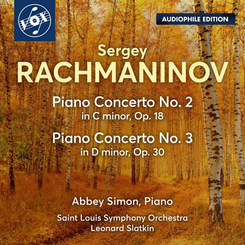 SIMON/SLATKIN/ST LOUIS SO - Sergey Rachmaninov: Piano Concertos Nos. 2 & 3 - VOX-NX-3014CD