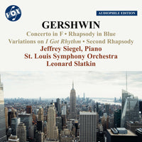 St. Louis Symphony Orchestra; Jeffrey Siegel; Susan Slaughter; Leonard Slatkin - George Gershwin: Works for Piano and Orchestra - VOX-NX-3018CD