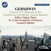 St. Louis Symphony Orchestra; Jeffrey Siegel; Susan Slaughter; Leonard Slatkin - George Gershwin: Works for Piano and Orchestra - VOX-NX-3018CD