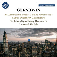 St. Louis Symphony Orchestra; John Korman; Yuan Tung; George Silfies; Barbara Liberman; David Mortland; Leonard Slatkin - George Gershwin: Orchestral Works - VOX-NX-3019CD