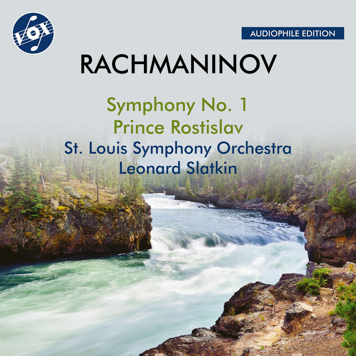 St. Louis Symphony Orchestra; Lenard Slatkin - Sergey Rachmaninov: Symphony No. 1 & Prince Rostislav - VOX-NX-3029CD