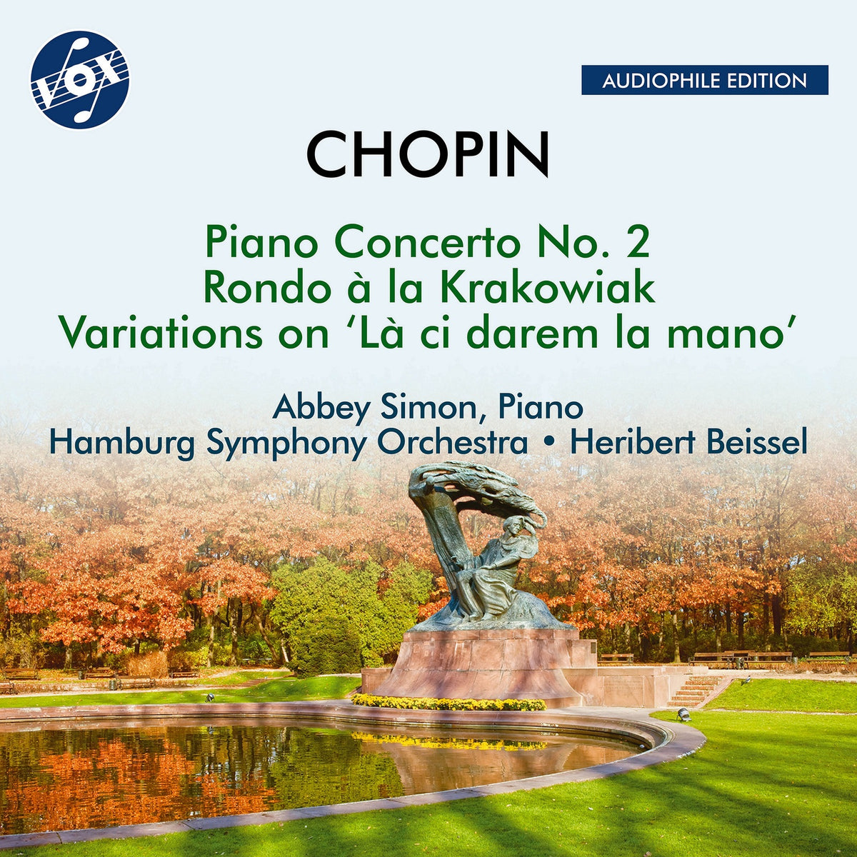 Hamburg Symphony Orchestra; Abbey Simon; Heribert Beissel - Fryderyk Chopin: Complete Works for Piano & Orchestra, Vol. 2 - VOX-NX-3036CD