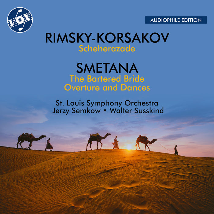 St. Louis Symphony Orchestra; Jerzy Semkow; Walter Susskind - Nikolay Rimsky-Korsakov: Scheherazade; Bedrich Smetana: The Bartered Bride Overture and Dances - VOX-NX-3043CD