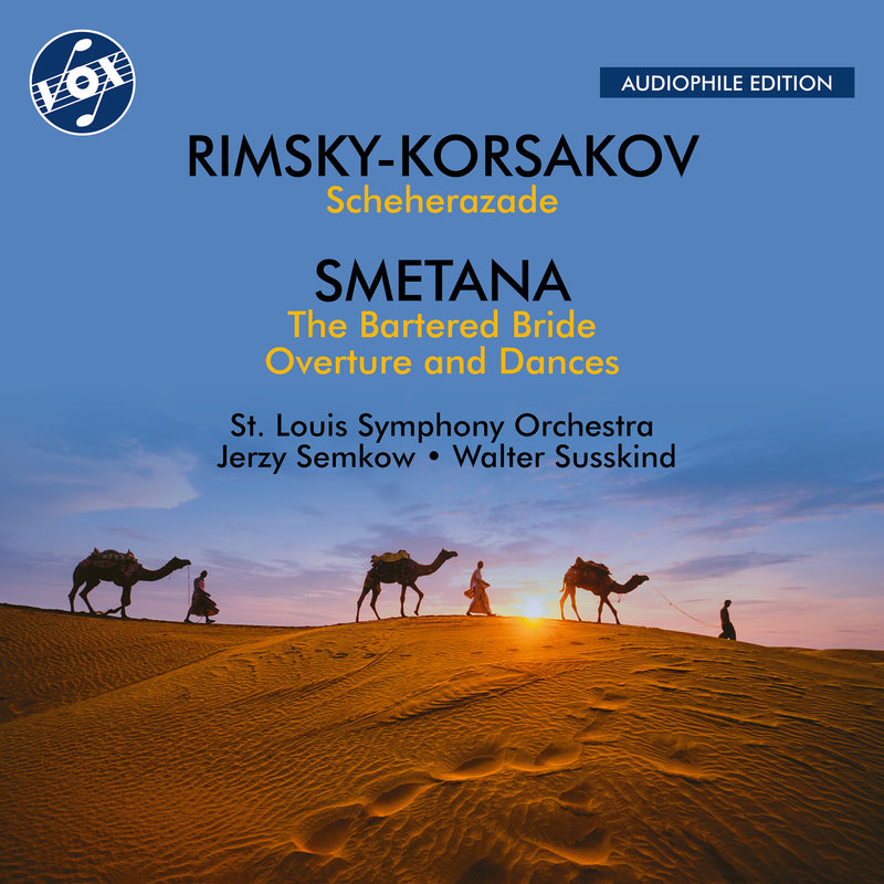 St. Louis Symphony Orchestra; Jerzy Semkow; Walter Susskind - Nikolay Rimsky-Korsakov: Scheherazade; Bedrich Smetana: The Bartered Bride Overture and Dances - VOX-NX-3043CD