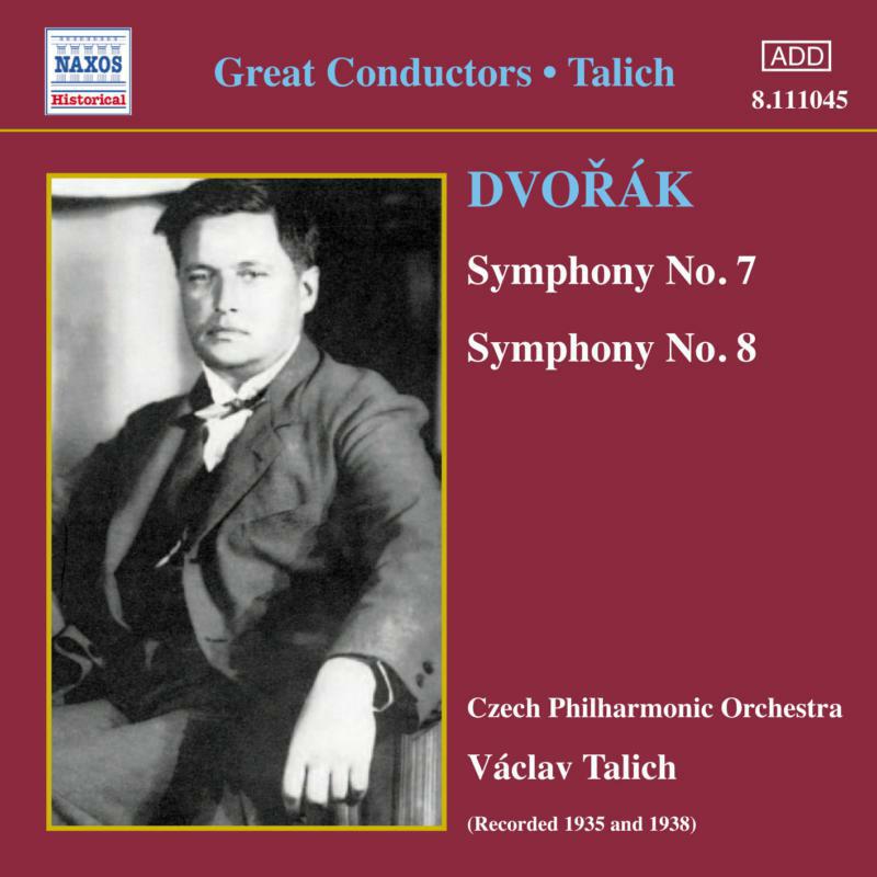 Czech Phil Orc:Vaclav Talich - DVORAK: Symphonies 7 and 8 - 8111045