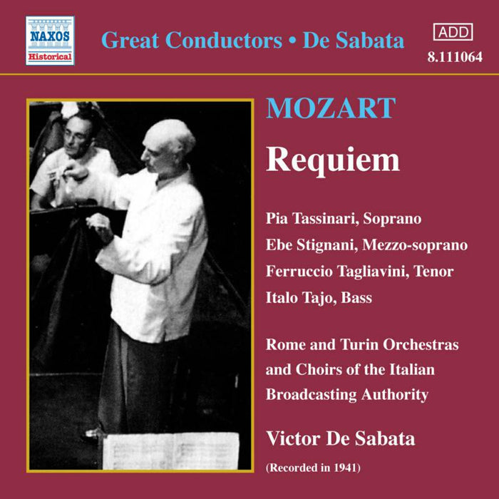 Tassinari:Tagliavini:De Sabata - MOZART: Requiem, K. 626 - 8111064