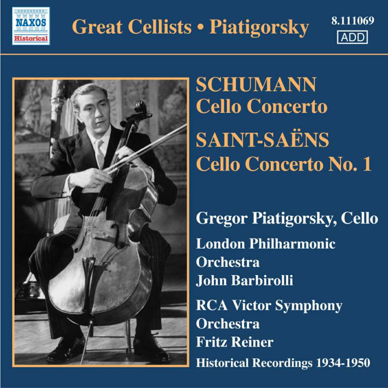 Piatigorsky:Barbirolli - PIATIGORSKY, Gregor: Concertos and Encores - 8111069