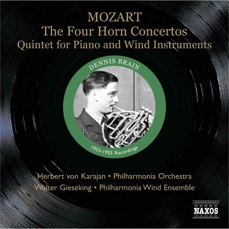 Brain:Philarmonia:Karajan - MOZART: 4 Horn Concertos / Piano and Wind Quintet - 8111070