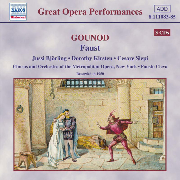 Bjorling:Siepi:Met:Cleva 1950 - GOUNOD: Faust - 8111083-85