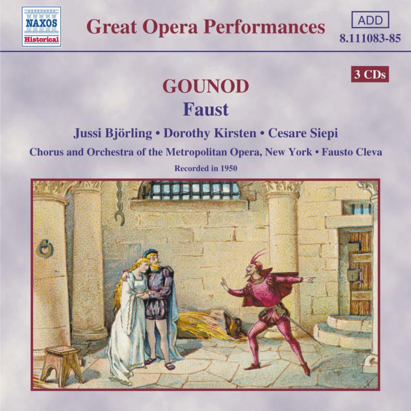 Bjorling:Siepi:Met:Cleva 1950 - GOUNOD: Faust - 8111083-85