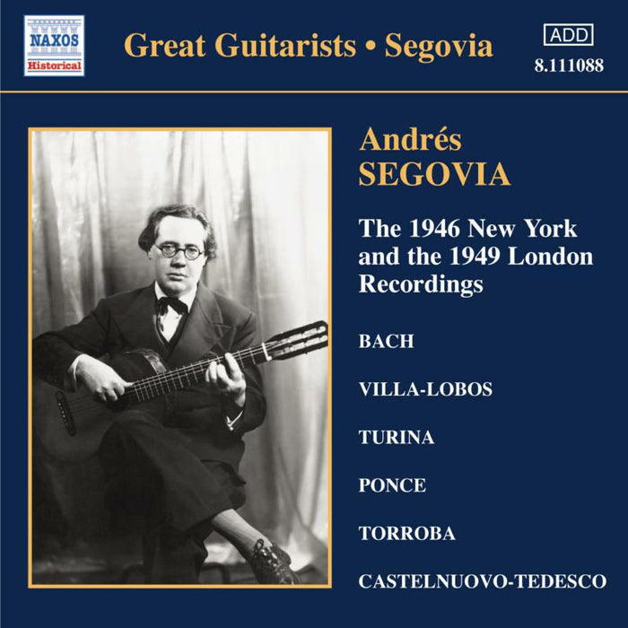 Various - SEGOVIA, Andres: The 1946 New York and the 1949 London Recordings - 8111088