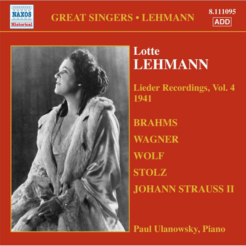 Lehmann:Ulanowsky - Lotte Lehmann: Vol. 3 - 8111095