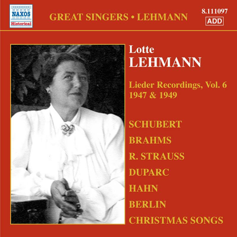 Lehmann - Lotte Lehmann: Vol. 5 - 8111097