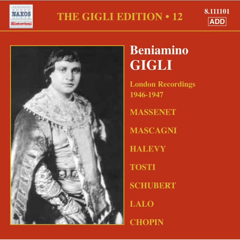 Beniamino Gigli - Gigli Edition Vol. 12 - 8111101