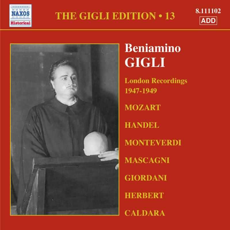 Beniamino Gigli - GIGLI, Beniamino: London Recordings - 8111102