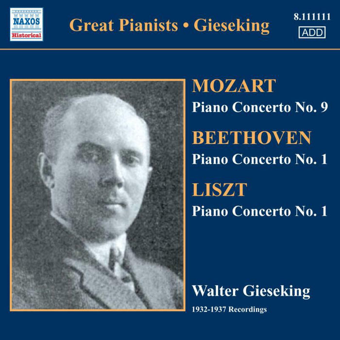 Gieseking:Berlin So:Rosbaud - MOZART / BEETHOVEN / LISZT: Piano Concertos - 8111111