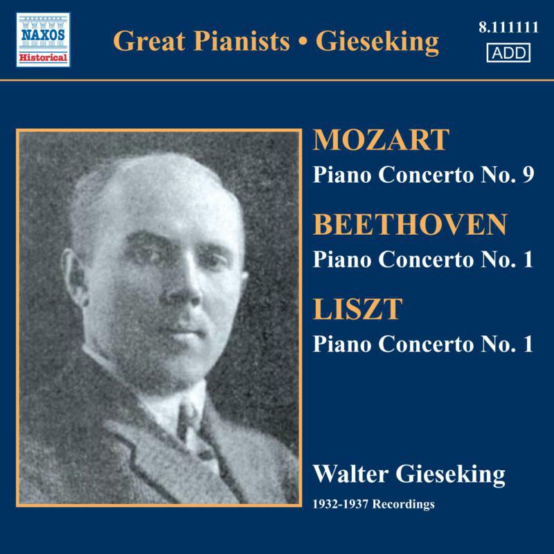 Gieseking:Berlin So:Rosbaud - MOZART / BEETHOVEN / LISZT: Piano Concertos - 8111111