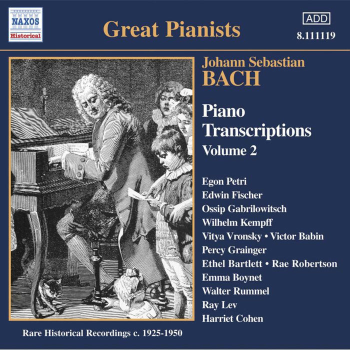 Various - BACH, J.S.: Piano Transcriptions, Vol. 2 - 8111119