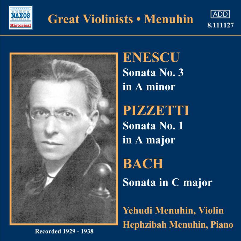 Yehudi & Hephzibah Menuhin - Menuhin Sonatas Vol. 5 - 8111127