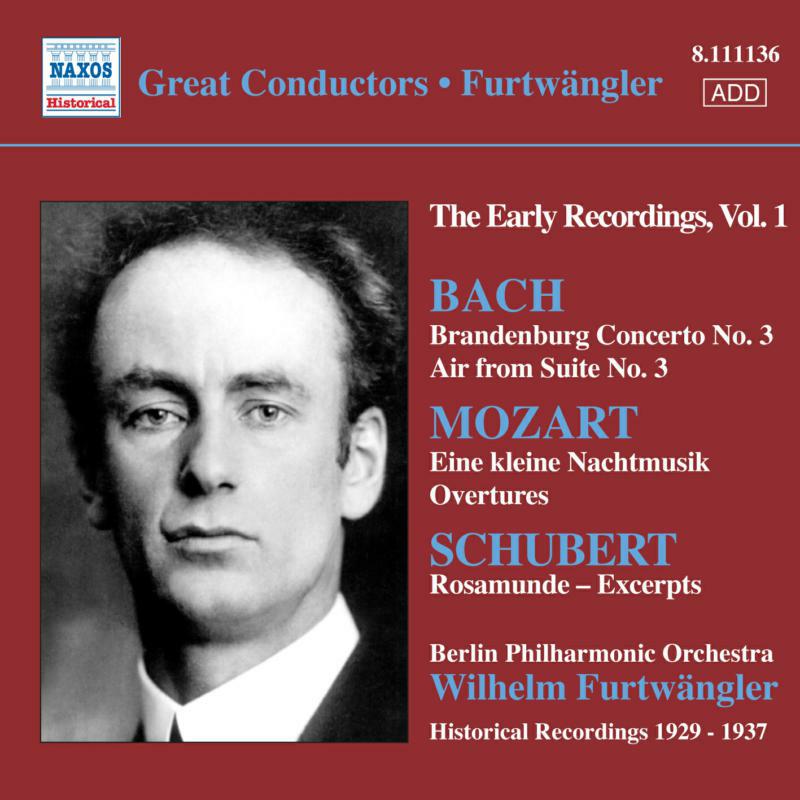 Berlin Po:Furtwangler - BACH / MOZART / SCHUBERT: Orchestral Works - 8111136