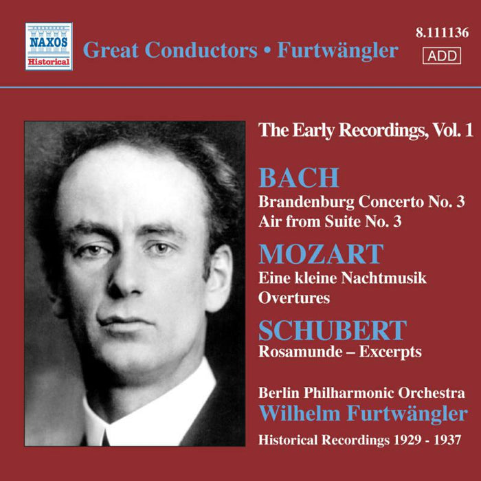 Berlin Po:Furtwangler - BACH / MOZART / SCHUBERT: Orchestral Works - 8111136