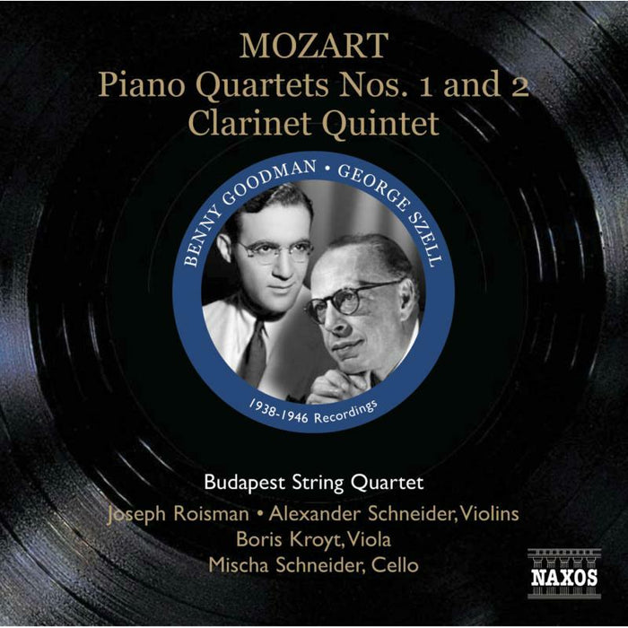 Szell:Budapest 4Tet - MOZART: Piano Quartets Nos. 1 and 2 / Clarinet Quintet - 8111238