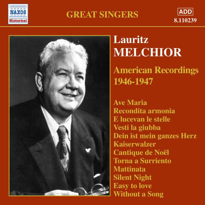 Various - MELCHIOR, Lauritz: American Recordings - 8111239