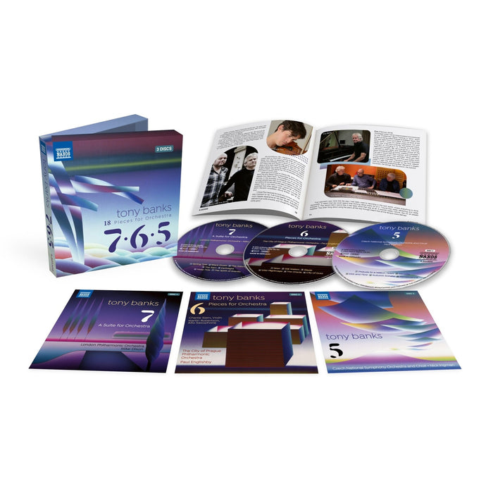 Tony Banks; John Barclay; Charlie Siem; Martin Robertson; Duduk Frank Ricotti; Skaila Kanga; Czech National Symphony Choir and Orchestra; The City of Prague Philharmonic Orchestra; London Philharmonic Orchestra; Mike Dixon; Paul Englishby; Nick Ingman - Tony Banks: 7 • 6 • 5 (18 Pieces for Orchestra) - 8503300