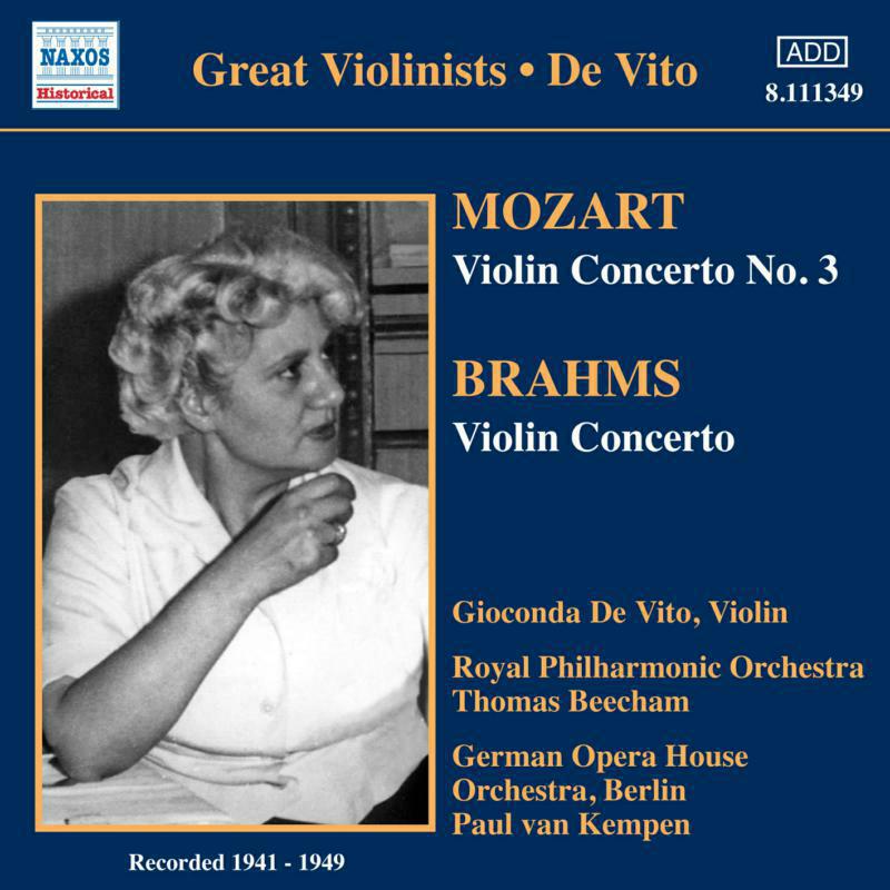 De Vito:Rpo:Beecham - Mozart/ Brahms: Violin Concertos - 8111349
