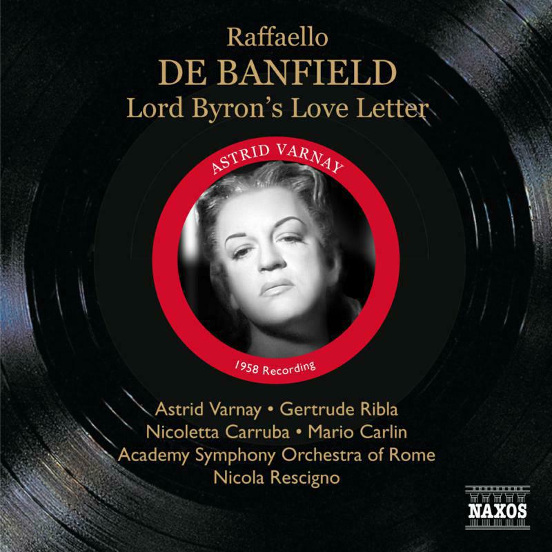 Soloists:Ac So Rome:Rescigno - DE BANFIELD:BYRONS LOVE LETTER - 8111362