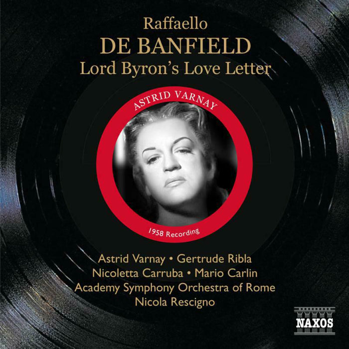 Soloists:Ac So Rome:Rescigno - DE BANFIELD:BYRONS LOVE LETTER - 8111362