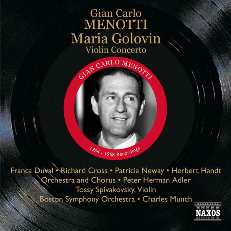Menotti - Menotti: Golovin/ Violin Concerto - 8111376-77