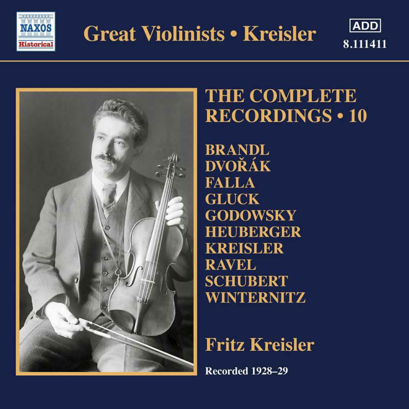 Kreisler/Lamson - Fritz Kreisler: The Complete Recordings Vol. 10 - 8111411