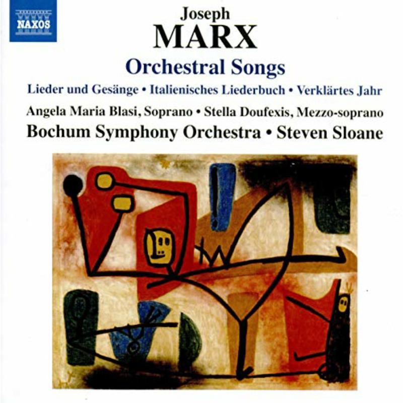 Blasi/Bochum So/Sloane - Joseph Marx: Orchestral Songs - Lieder und Gesänge, Italienisches Liederbuch, Verklärtes Jahr - 8573833
