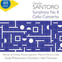 Denise de Freitas; Marina Martins; Goias Philharmonic Orchestra; Neil Thomson - Claudio Santoro: Symphony No. 8; Cello Concerto - 8574410