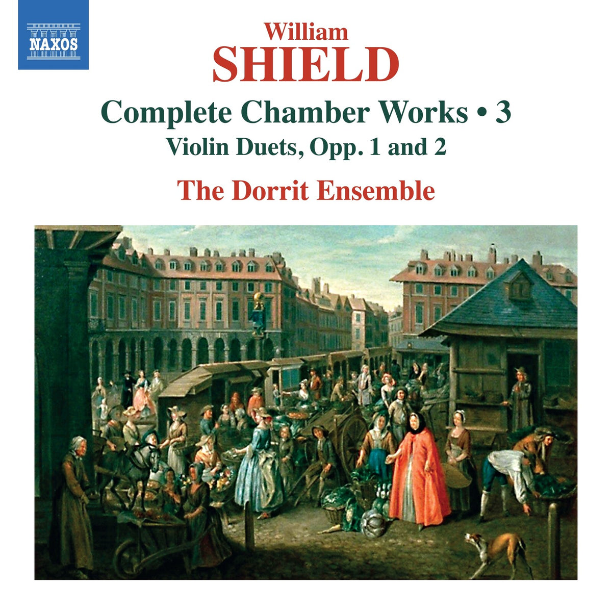 The Dorrit Ensemble - William Shield: Complete Chamber Works, Vol. 3 - Violin Duets, Opp. 1 and 2 - 8574443