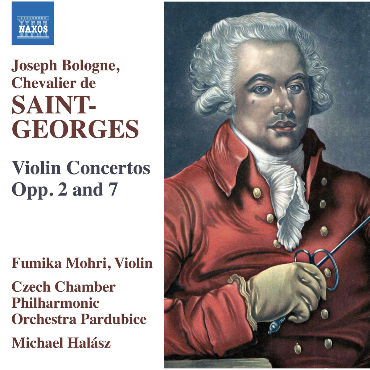 Fumika Mohri; Czech Chamber Philharmonic Orchestra Pardubice; Michael Halasz - Joseph Bologne Chevalier de Saint-Georges: Violin Concertos, Opp. 2 and 7 - 8574452