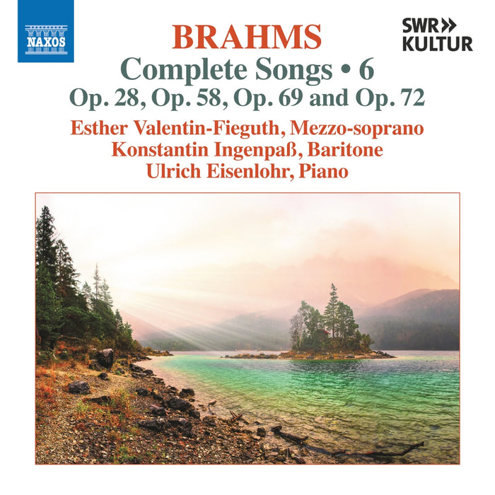 Esther Valentin-Fieguth; Konstantin Ingenpas; Ulrich Eisenlohr - Johannes Brahms: Complete Songs, Vol. 6 (Op. 28, Op. 58, Op. 69 and Op. 72) - 8574561