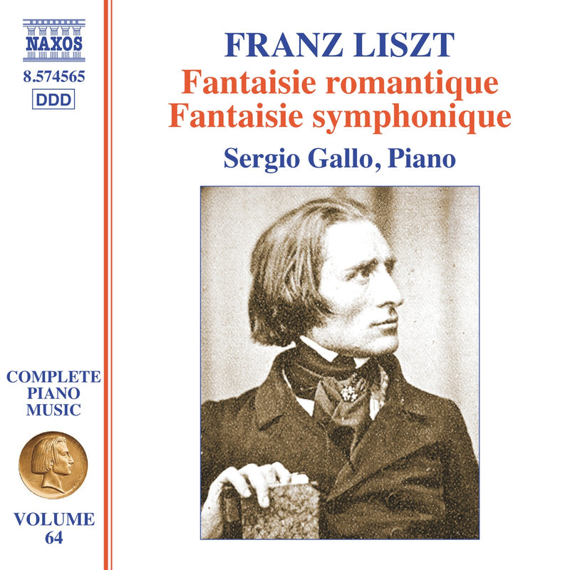 Sergio Gallo - Franz Liszt: Complete Piano Music, Vol. 64 - Fantaisie romantique; Fantaisie symphonique - 8574565