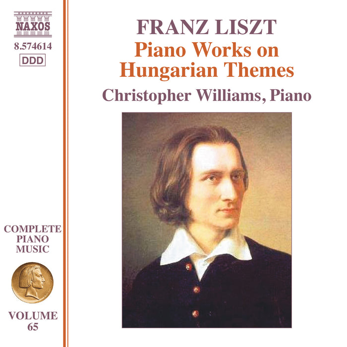 Christopher Williams - Franz Liszt: Complete Piano Music, Vol. 65 - Piano Works on Hungarian Themes - 8574614