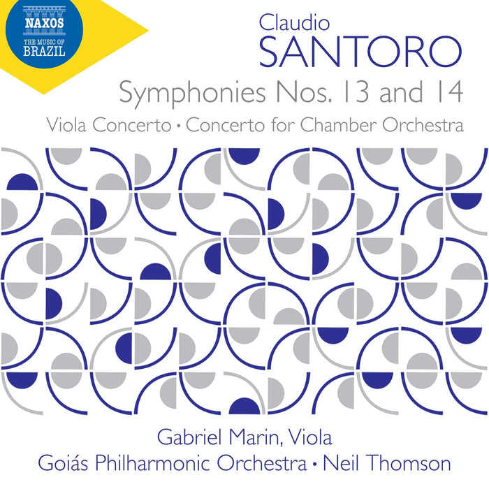 Gabriel Marin; Goias Philharmonic Orchestra; Neil Thomson - Claudio Santoro: Symphonies Nos. 13 and 14; Viola Concerto; Concerto for Chamber Orchestra - 8574641