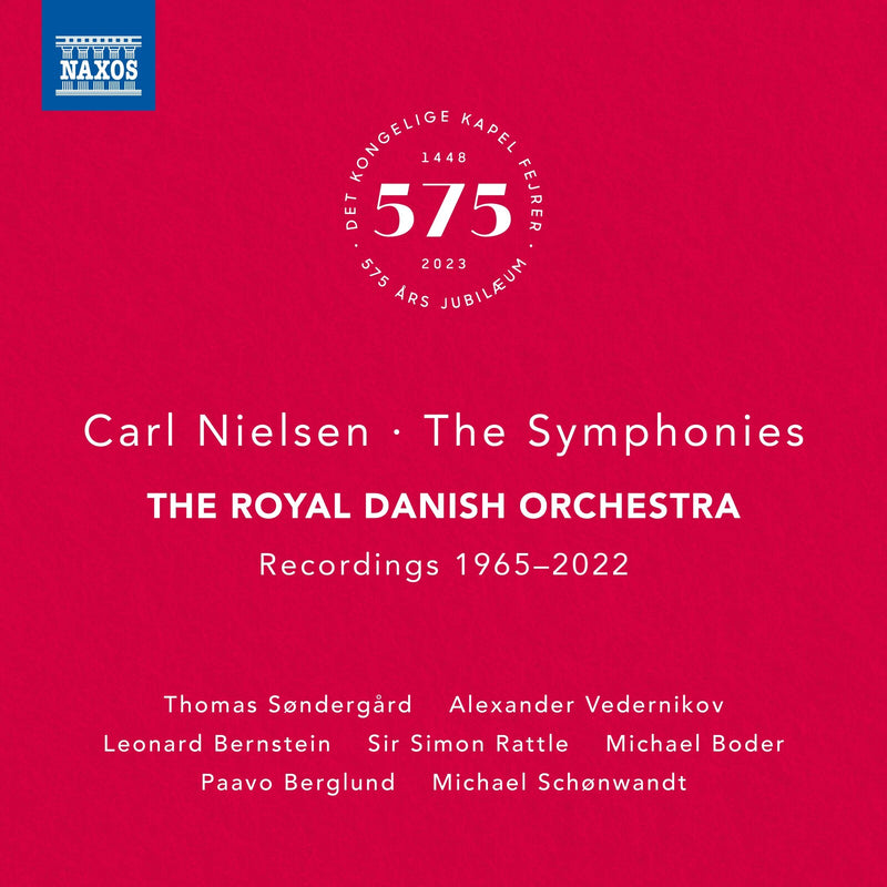 The Royal Danish Orchestra; Thomas Sondergard; Alexander Vedernikov; Leonard Bernstein; Simon Rattle; Michael Boder; Paavo Berglund; Michael Schonwandt - Carl Nielsen: The Symphonies Boxed Set (Recordings 1965-2022) - 8574650-53