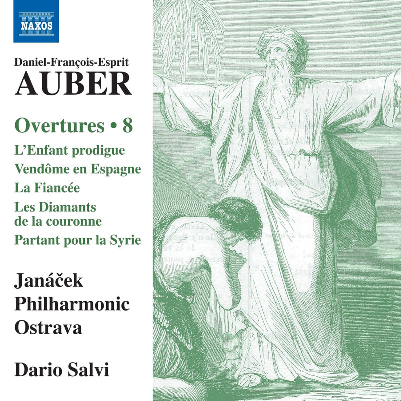 Janacek Philharmonic Ostrava; Dario Salvi - Daniel-Francois-Esprit Auber: Overtures, Vol. 8 - L'Enfant prodigue; Vendome en Espagne; La Fiancee; Les Diamants de la couronne; Partant pour la Syrie - 8574668