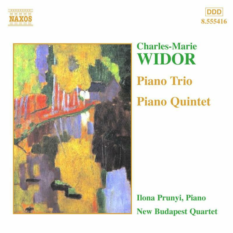 Soloists:New Budapest 4Tet - WIDOR: Piano Trio, Op. 19 / Piano Quintet, Op. 7 - 8555416
