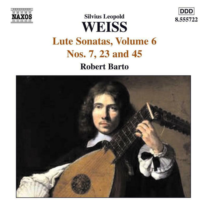 Robert Barto Baroque Lute - WEISS: Lute Sonatas Nos. 7, 23, and 45 - 8555722