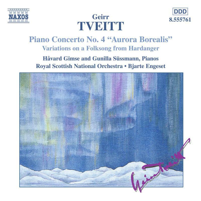 Gimse:Sussmann:Rsno - TVEITT: Piano Concerto No. 4 / Variations on a Folk Song - 8555761