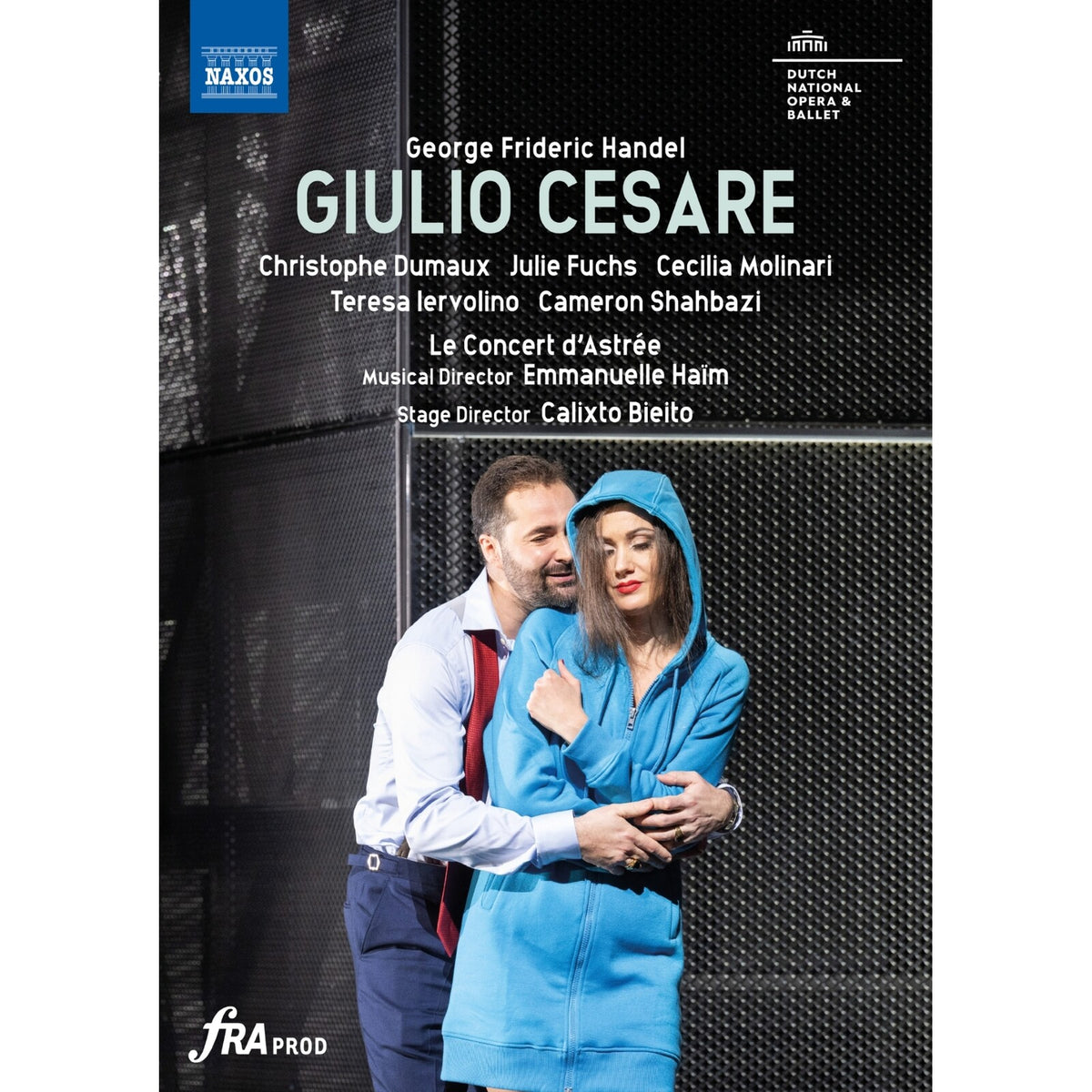 Christophe Dumaux; Julie Fuchs; Cecilia Molinari; Teresa Iervolino; Cameron Shahbazi; Frederik Bergman; Jake Ingbar; Georgiy Derbas-Richter; Le Concert d'Astree; Calixto Bieito; Emmanuelle Haim - George Frideric Handel: Giulio Cesare in Egitto - 2110779