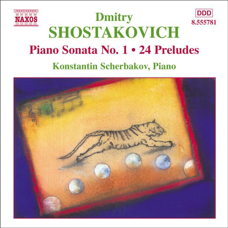 Scherbakov - SHOSTAKOVICH: Piano Sonata No. 1 / 24 Preludes - 8555781
